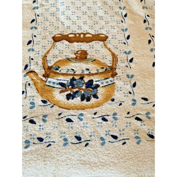 Vintage B&D Kitchen Terry Towel Teapot 100% Cotton Made Taiwan Signature Design - Picture 7 of 8